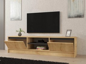 TV stolík/skrinka Bameki (dub zafírový + antracit) . Vlastná spoľahlivá doprava až k Vám domov. 1095442