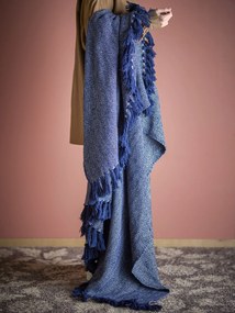 Bloomingville Prehoz z recyklovanej bavlny Herringbone 130 x 160 cm