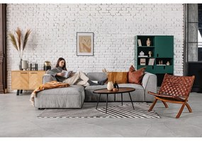 Svetlosivý koncový otvorený modul pohovky Bonami Selection Fairfield, ľavý roh