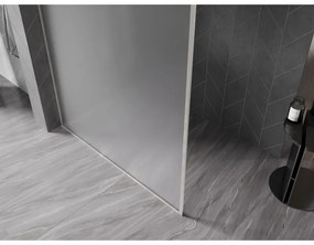 Mexen, Mexen Kioto-XF sprchová stena s rámom 100 x 202 cm, matná 10 mm, matný nikel - 800-100-104-97-30-X