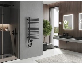 Mexen Neptun, elektrické vykurovacie teleso 900 x 500 mm, 600 W, čierna, W101-0900-500-2600-70