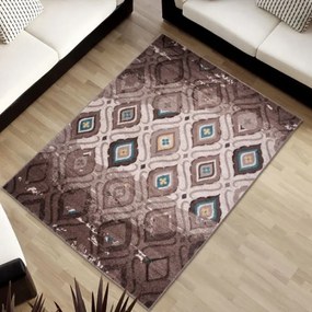 Koberec Sumatra H109A Geometric hnedý, tmavo béžový