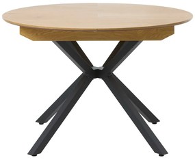 Rozkladací jedálenský stôl Valenzuela 120-170 cm vzor dub
