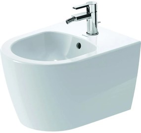 DURAVIT ME by Starck závesný bidet Compact s otvorom, s prepadom, 370 x 480 mm, biela, 2290150000