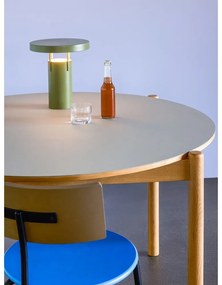 Okrúhly jedálenský stôl z dubového dreva ø 115 cm Oblique – Hübsch