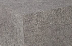 Súprava štvorcových stolíkov Maddox,imitácia šedého kameňa, 2 ks