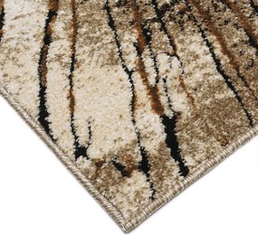 Koberec Miami Plus 0301 béžový – obdĺžnikový s jemným vzorom Rozmer: 40x60 cm