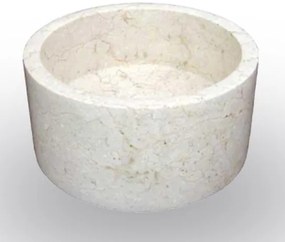 Indera MIRUS 509 Ø40 Cream Umývadlo z prírodného kameňa na dosku