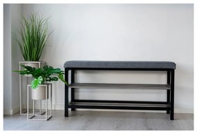 Sivá skrinka na topánky s lavicou Padova – House Nordic