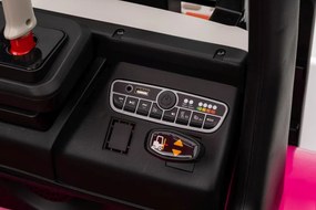 LEAN CARS Batériový vysokozdvižný vozík XMX638 ružový