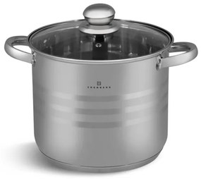 6 kusová sada hrncov MaxiHome- matná sivá