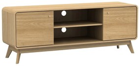 TV stolík v dekore duba v prírodnej farbe 140x53 cm Cassie - Støraa