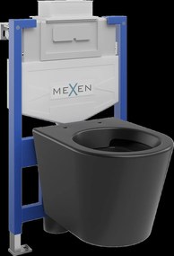 Mexen Fenix XS-U, podomietkový modul a závesné WC Rico, čierna matná, 6853372XX85