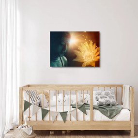 Sklenený obraz - Mier (70x50 cm)