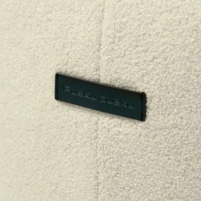 Svetlosivý sedací vak z textílie buklé Tube – SLOWDOWN