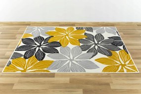 VANHOUTTE GRAFITOVÝ MEDOVÝ KOBEREC DO OBÝVAČKY POD STOLÍK LUNA 200 x 290 cm