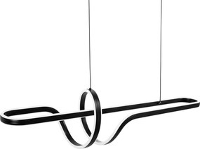 Toolight Toolight, LED stropné osvetlenie 98cm, 100W, 4000K, G038-CP, čierna matná, OSW-06305