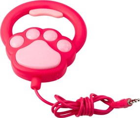 LEAN Toys Interaktívny pes s mašľami na vodítku chodí šteká biely