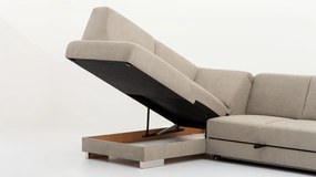 DREVONA Rohová sedačka BRANDON MULTIFUNCTION béžová Soro 23 ľavá