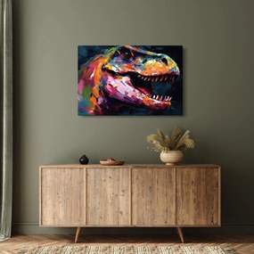 Obraz - Dinosaurus, maľba (90x60 cm)