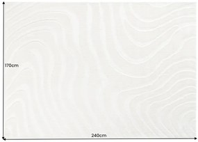 Koberec WAVE 170x240cm krémovo béžový