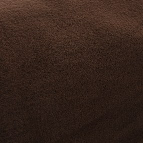 Jahu Fleecová deka UNI tmavohnedá, 150 x 200 cm