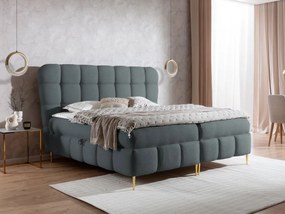 Manželská kontinentálna posteľ Tiloni, Rozmer postele: 120x200, Dostupné poťahy: Freya 210.03
