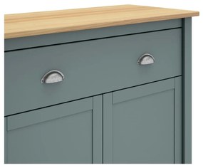 Komoda sivozelená z borovicového dreva 90x110x40 cm Misti – Marckeric