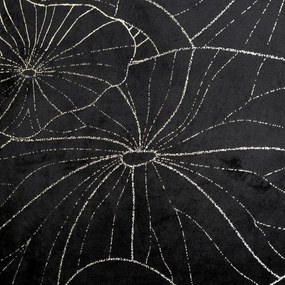 Dekorstudio Elegantný zamatový behúň na stôl BLINK 18 čierny Rozmer behúňa (šírka x dĺžka): 35x140cm