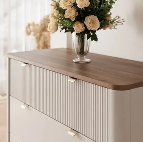 Dizajnová komoda NICOLA 90 cm kašmír