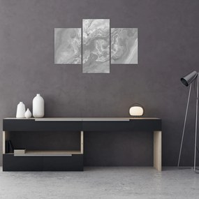 Obraz - Mramor v čiernobielej (90x60 cm)