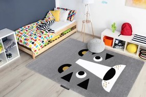 Dywany Łuszczów, Detský kusový koberec Petit Lion grey, 120x170, šedá, detská izba