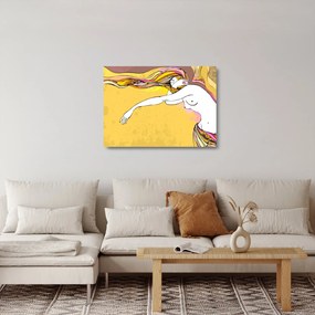 Sklenený obraz - Dievča (70x50 cm)
