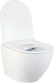 Hydroland Závesná WC misa so SoftClose sedadlom Karat, biela