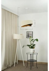 Brilagi - LED Luster na lanku LYRA 1xE27/15W/230V krémová/čierna/zlatá