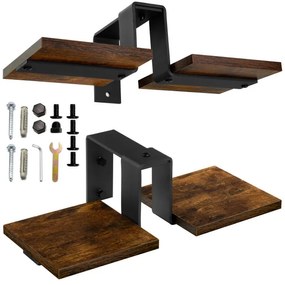 Nástenný stojan na kvety FERNANDO RUSTIC dub