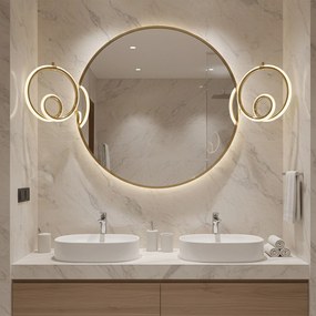 Toolight Toolight, LED stropné osvetlenie 11,5W, 3000K, 1000lm, LHJ094-1CP, zlatá lesklá, OSW-50067