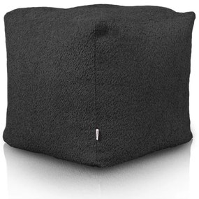 Taburetka Boucle čierna