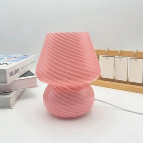 LED stolná lampička ružová