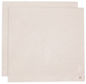 Plienky zavinovacie 2ks 115x115 cm Miffy Stripe Biscuit