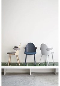 Sivá stolička s rúčkami Teulat Uma