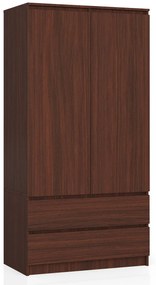 Šatníková skriňa Safwan  (wenge). Vlastná spoľahlivá doprava až k Vám domov. 1069425