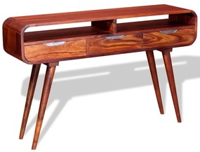 Konzolový stolík, drevený masív sheesham, 120x30x75 cm 243951