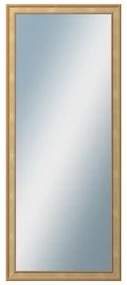 DANTIK - Zrkadlo v rámu, rozmer s rámom 50x120 cm z lišty TOOTH malá zlatá (3161)