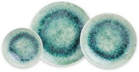 Jedálenská súprava 18 ks modrá/porcelán