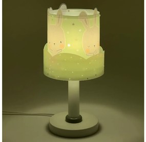 Dalber 61151H - Detská lampička BUNNY 1xE14/40W/230V zelená