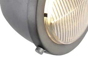 Priemyselné bodové svetlo oceľ s drevom naklápateľné - Emado