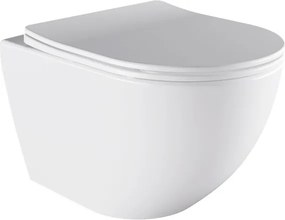 BPS-koupelny Závesná WC misa so SoftClose sedadlom HYD-4194, biela