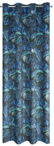 ZATEMŇOVACÍ ZÁVES NA KRÚŽKOCH LAZUR 140X250 CM VZOROVANÁ