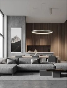 LED luster Perrine 60 strieborná